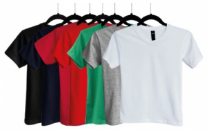 PLAYERA CUELLO REDONDO NIÑOS COLORES  90/10 POLIESTER  XS-S-M-L-XL